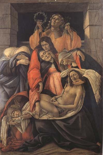 Sandro Botticelli Lament for Christ Dead oil painting image